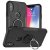 iPhone X/XS Hybrid Rugged PC + TPU Ring Kickstand Case Black