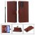 Samsung Galaxy Note 20 Wallet Kickstand Magnetic Case Brown
