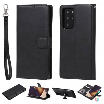 Samsung Galaxy Note 20 Ultra Wallet Detachable 2 in 1 Case Black