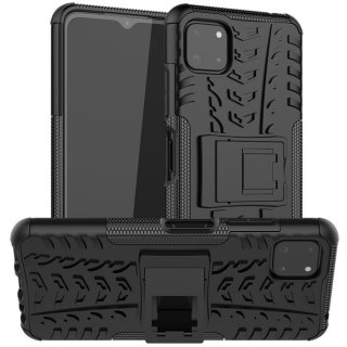 Samsung Galaxy A22 5G Hybrid Rugged Kickstand Case Black