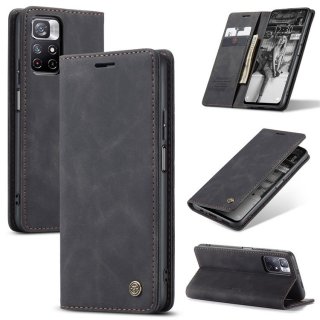 CaseMe Xiaomi Poco M4 Pro 5G Wallet Magnetic Case Black