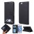 iPhone 6 Plus/6s Plus Cat Pattern Wallet Magnetic Stand Case Black