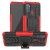 OnePlus Nord N100 Hybrid Rugged PC + TPU Kickstand Case Red