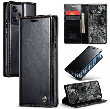 CaseMe Xiaomi POCO X5 Pro 5G Wallet Luxury Leather Case Black