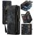 CaseMe Samsung Galaxy A50 Wallet Case with Wrist Strap Black