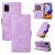 YIKATU Samsung Galaxy A31 Skin-touch Wallet Kickstand Case Purple