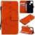 Google Pixel 5 Embossed Butterfly Wallet Magnetic Stand Case Orange