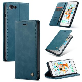 CaseMe iPhone 6 Plus/6s Plus Wallet Kickstand Flip Case Blue