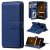 Samsung Galaxy S9 Plus Multi-function 10 Card Slots Wallet Case Dark Blue