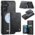 CaseMe Samsung Galaxy S26 Detachable Magnetic Wallet Case with RFID Blocking & Wireless Charging – Black