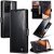 CaseMe Samsung Galaxy Note 20 Ultra Wallet Kickstand Magnetic Case Black