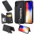 iPhone XS Wallet Magnetic Kickstand Shockproof Cover Black