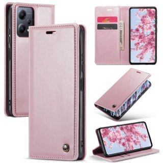 CaseMe Xiaomi POCO X5 5G Wallet Luxury Leather Case Pink