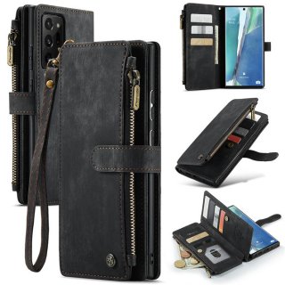 CaseMe Samsung Galaxy Note 20 Ultra Wallet Kickstand Case Black