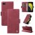 YIKATU iPhone 7/8/SE 2020/SE 2022 Skin-touch Wallet Kickstand Case Wine Red