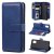 Samsung Galaxy A71 5G Multi-function 10 Card Slots Wallet Case Dark Blue