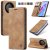 CaseMe Honor X40 Wallet Kickstand Magnetic Flip Case Brown