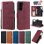 Samsung Galaxy S21 Wallet RFID Blocking Kickstand Case Red