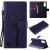 Samsung Galaxy S20 FE Embossed Tree Cat Butterfly Wallet Stand Case Purple
