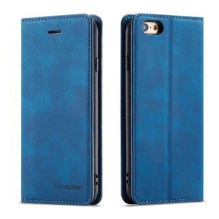 Forwenw iPhone 6 Plus/6s Plus Wallet Kickstand Magnetic Case Blue