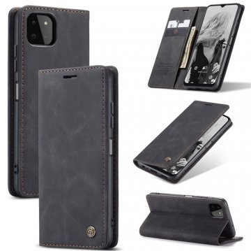 CaseMe Samsung Galaxy A22 5G Wallet Magnetic Case Black