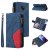 Moto G Power 2021 Zipper Wallet Magnetic Stand Case Blue