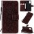 Samsung Galaxy S20 Plus Embossed Sunflower Wallet Stand Case Brown