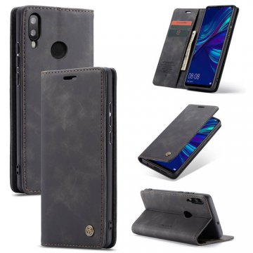 CaseMe Huawei P Smart 2019 Wallet Kickstand Magnetic Case Black