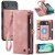 CaseMe iPhone Air 2-in-1 Magnetic Wallet Case with MagSafe & RFID Blocking Pink
