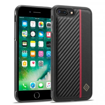 LC.IMEEKE iPhone 7 Plus/8 Plus Carbon Fiber Texture Cover