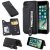 iPhone 7/8 Wallet Magnetic Kickstand Shockproof Cover Black
