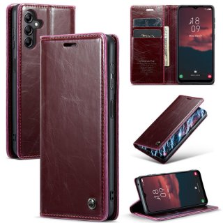 CaseMe Samsung Galaxy A14 5G Wallet Magnetic Case Red