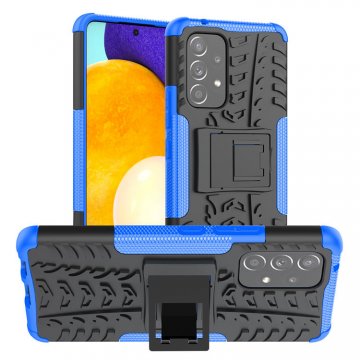 Samsung Galaxy A53 5G Anti-Slip Hybrid Kickstand Case Blue