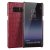 Samsung Galaxy Note 8 Genuine Leather Embossed Crocodile Back Cover Red