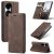 CaseMe Huawei P50 Pro Slim Wallet Kickstand Case Coffee