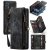 CaseMe Samsung Galaxy A32 5G Wallet Case with Wrist Strap Black
