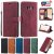 Samsung Galaxy S8 Wallet RFID Blocking Kickstand Case Red