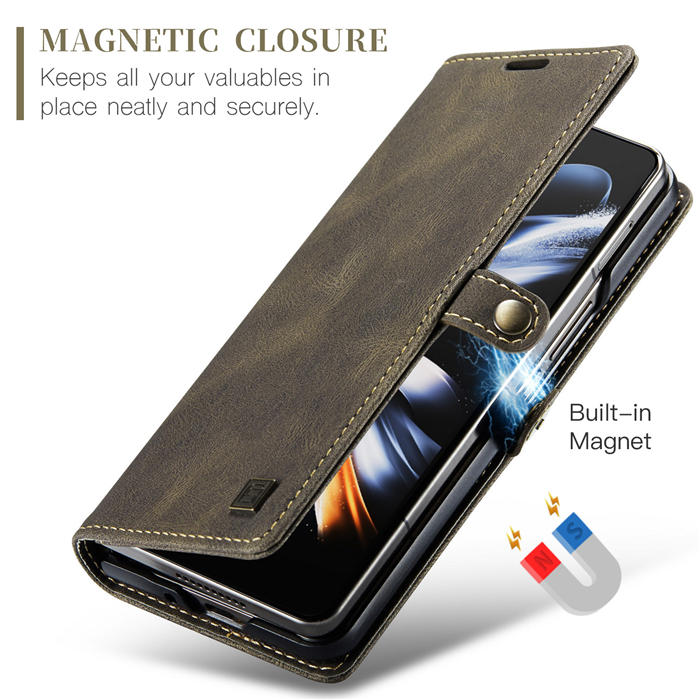 AutSpace Samsung Galaxy Z Fold4 Wallet KiskStand Case