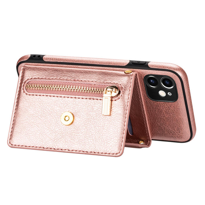 Crossbody Zipper Wallet iPhone 11 Pro Case With Strap