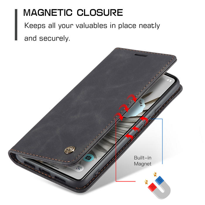 CaseMe Google Pixel 7 Pro Wallet Kickstand Magnetic Flip Case