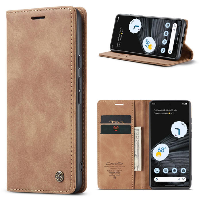 CaseMe Google Pixel 7 Wallet Kickstand Magnetic Flip Case