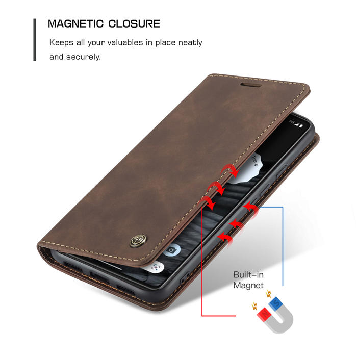 CaseMe Google Pixel 7 Wallet Kickstand Magnetic Flip Case