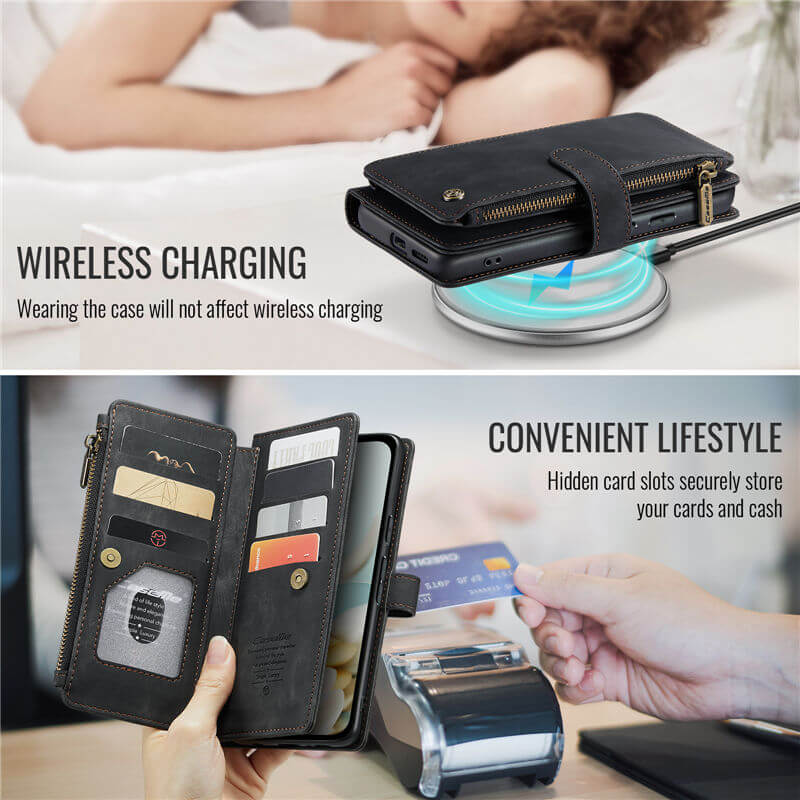 CaseMe Google Pixel 9A Wallet Case with Wrist Strap