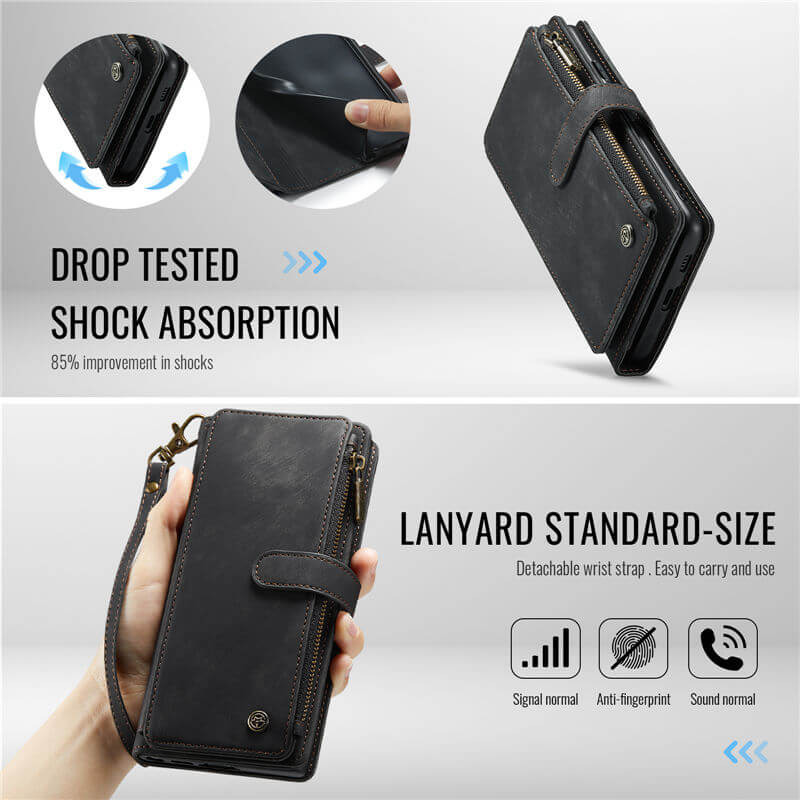 CaseMe Google Pixel 9A Wallet Case with Wrist Strap
