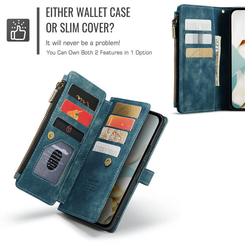 CaseMe Google Pixel 9A Wallet Case with Wrist Strap