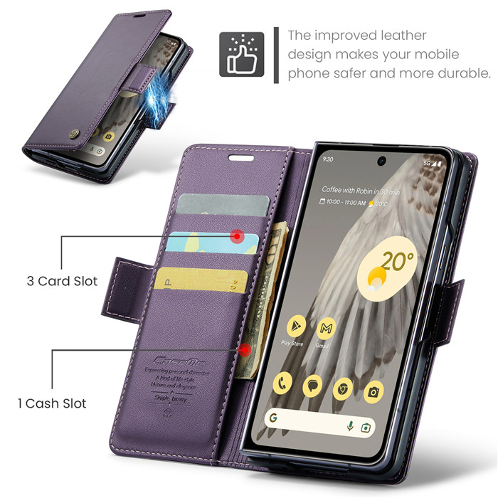 CaseMe Samsung Galaxy Z Fold 5 Wallet RFID Blocking Case