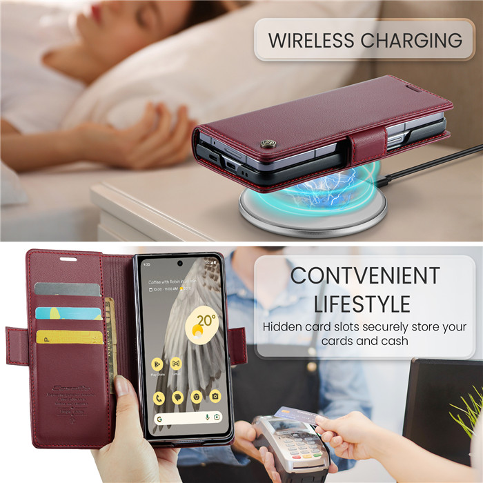 CaseMe Samsung Galaxy Z Fold 5 Wallet RFID Blocking Case