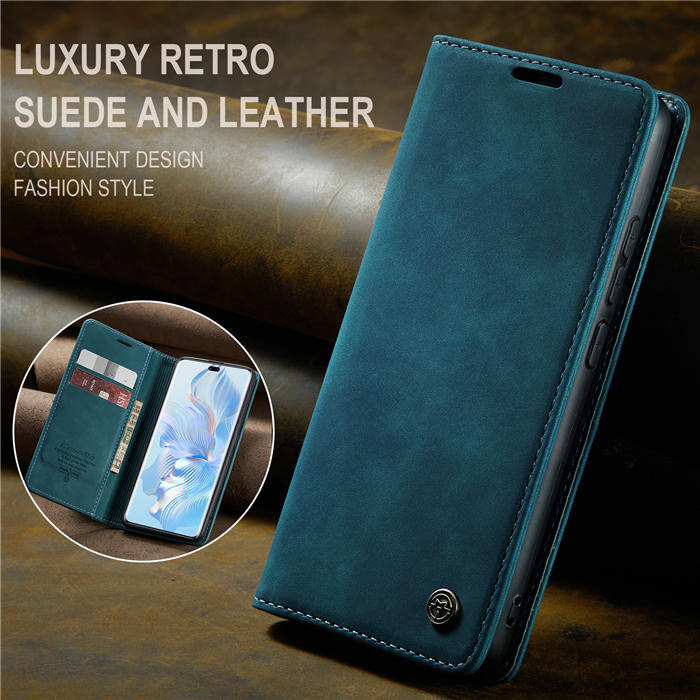 CaseMe Honor 80 Pro Wallet Suede Leather Case