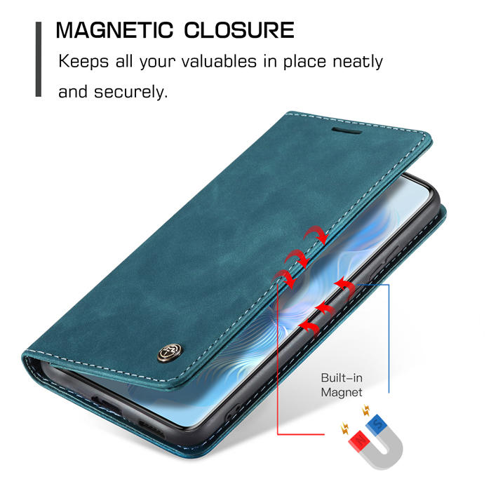 CaseMe Honor 80 Pro Wallet Suede Leather Case