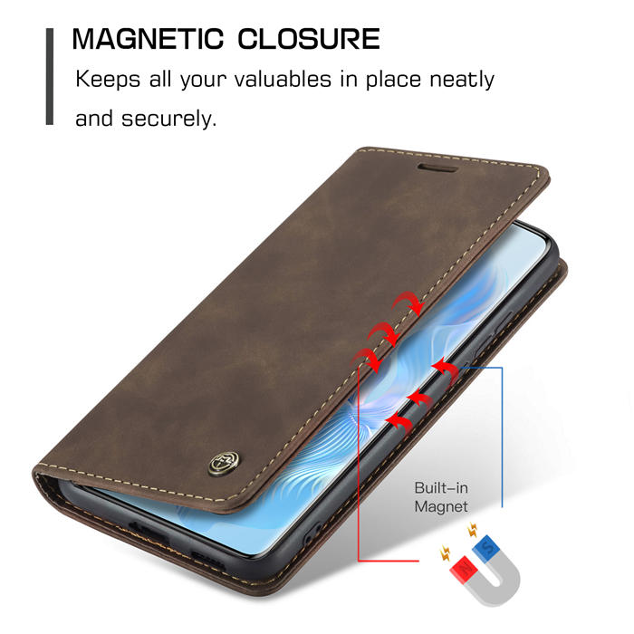 CaseMe Honor 80 Pro Wallet Suede Leather Case